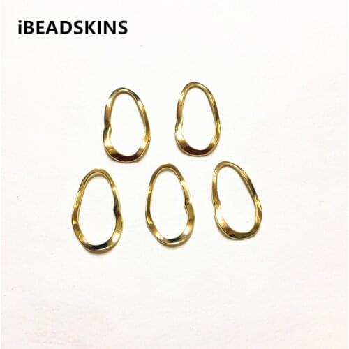 New arrival! 28X17mm 100pcs/lot gold color zinc alloy geometrical shape connector for jewelry DIY ( as shown)