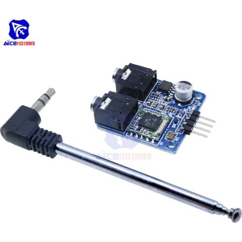 Diymore TEA5767 76-108MHz FM Stereo Radio Module with Antenna for Arduino