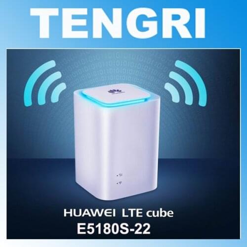 Unlocked 150Mbps Huawei E5180 E5180S-22 4G WiFi Cube Home wireless Router with sim card slot