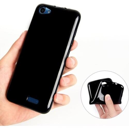 Prestigio Muze E5 LTE Case Silicone Cover Soft TPU Matte Pudding Solid Black Phone Protector Shell For Prestigio Muze E5 LTE