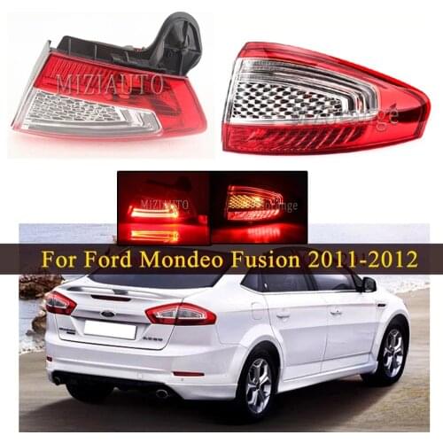 MIZIAUTO Rear Tail Light Lamp BS71-13A603-AC For Ford Mondeo Fusion 2011-2012 Brake Light Rear Bumper Light Stop Signal For Car