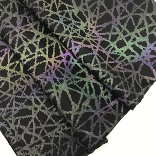 Chzimade 45x150cm Reflective Cloth Fabric Luminous Night Light Bird Nest Fabric For Garment Diy Sewing Crafts