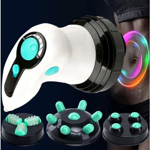 Weight Loss Electric Massager 4 in 1 Infrared Vibration Massage Four Interchangeable Heads Remove Fat Toxin for Women