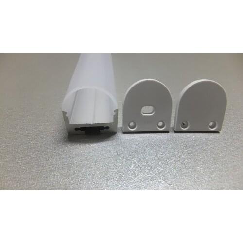 High Quality Anodized Aluminium Recessed And Surface Mounted LED Strip Light Profile/Channel Extrusion 1m/3.3feet, 10m/lot