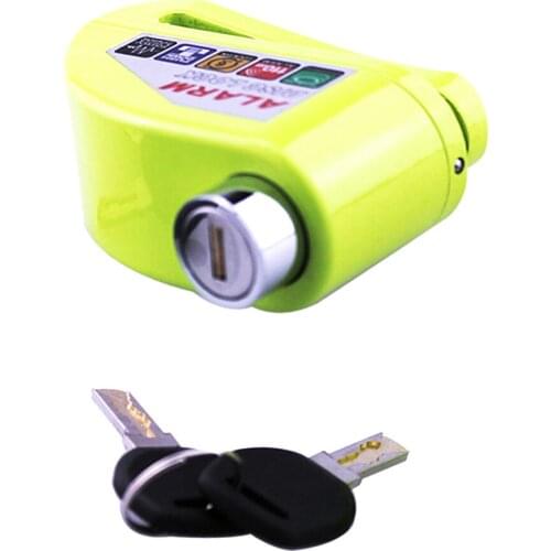 1 Pc. Replacement Waterproof Washers Brake Lock, Alarm System For Scooters - Yellow