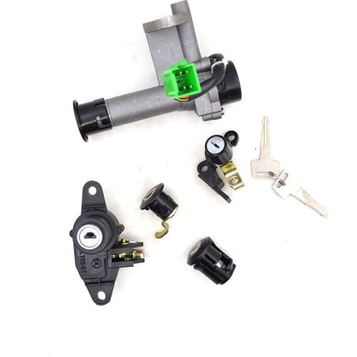 2088 Motorcycle Ignition Switch Lock Complete Lock Sets For Haojue Suzuki AN125 HS125T AN HS 125 125cc Spare Parts