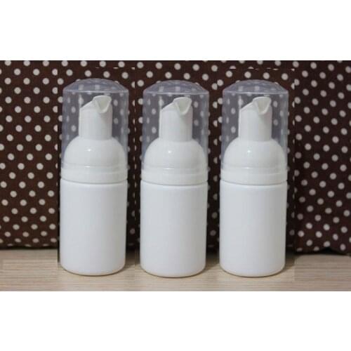 30ml white FOAMING MOUSSE BOTTLE or facial cleaner handwashing bottle can be used for cosmetic package