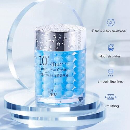 4D Hyaluronic Acid Eye Cream Dark Circle Moisturizing Anti-Aging Anti-Puffiness Unisex Male Female Korean Skin Care