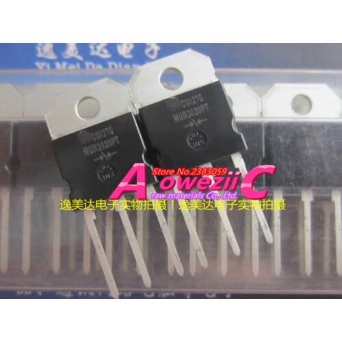 Aoweziic 100% new imported original MUR3020PTG MUR3020PT MUR3020 TO-247 Fast recovery diode rectifier tube 30A 200V