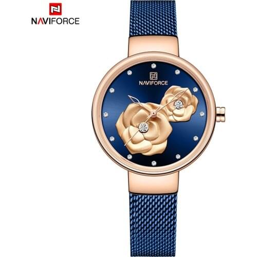 NAVIFORCE 2021 Luxury Brand Lady Fashion Watch Girl Women Business wrist watches waterproof Clock Gift For Wife Relogio Feminino
