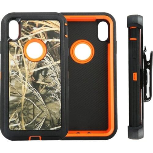 3 in 1 Phone Case For iPhone 12 11 Pro Max Mini X XS Max XR 6 6s 7 8 Plus Defender Case Cover With Belt clip Armor Holster