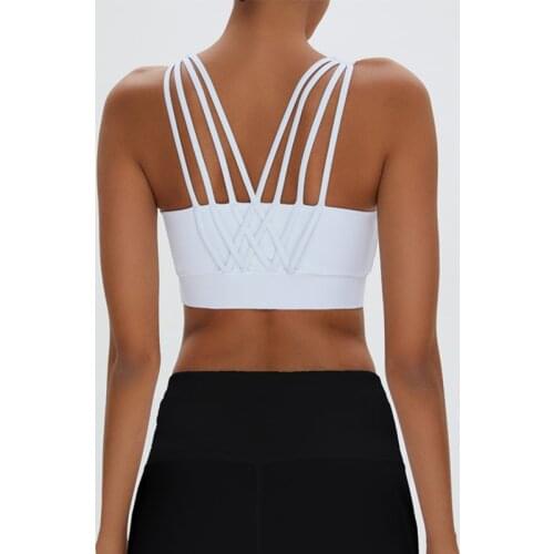 Fitness Tights Cross Beauty Bra Vest Womens Sports Top Push Up Underwear Sexy Yoga Running Female Bralette Corset Gym Clothing