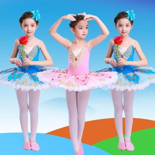Girls Gymnastic Leotard Ballet Dancing Dress White Swan Lake Costume Ballerina Dress Kids Ballet Dress Children Ballet Tutu