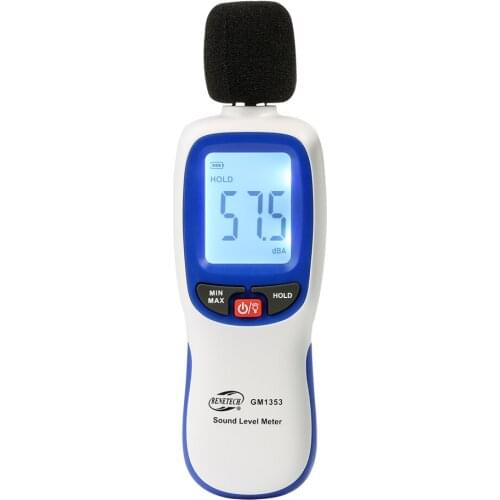 GM1353 Digital Sound Level Meter Noise Tester 30-130dB In Decibels LCD Screen Noisemeter