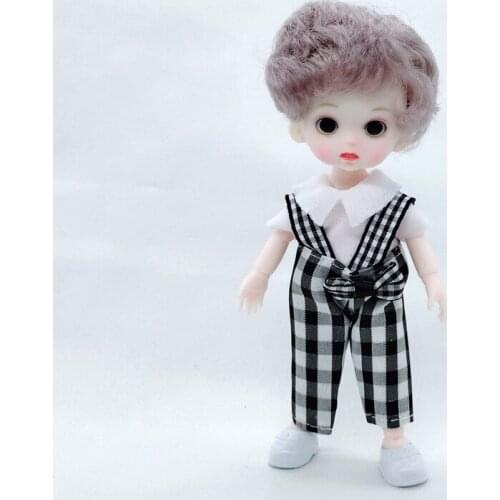 1 Set 13 Movable Jointed Dolls With Fashion Dress Mini 16cm BJD Baby Boy Doll Toy for Girls Gift