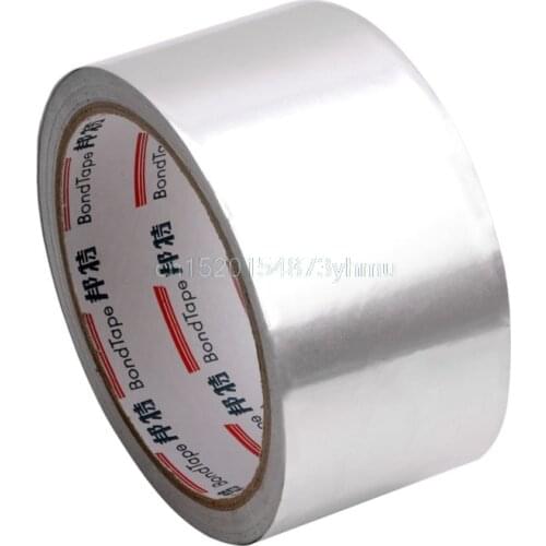 50mmx 17M Roll Silver Aluminium Foil Adhesive Sealing Tape Heating Duct Repairs - L057 New hot