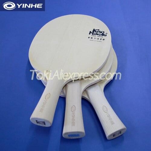 YINHE Kiso Hinoki / KISO 5 / 7 / 9 (Pure Hinoki Even Ply Wood) YINHE Table Tennis Blade / Racket Galaxy Ping Pong Bat / Paddle