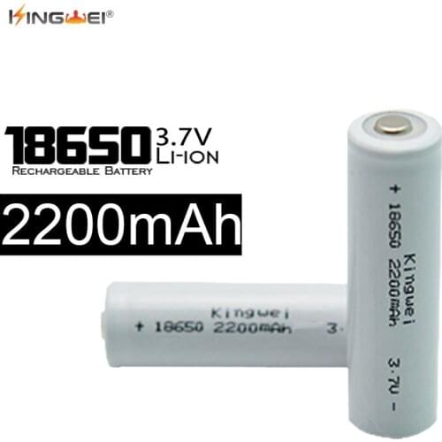 Kingwei 4PCS ICR18650 Rechargeable 3.7V Lithium Li-ion Mod touch Battery