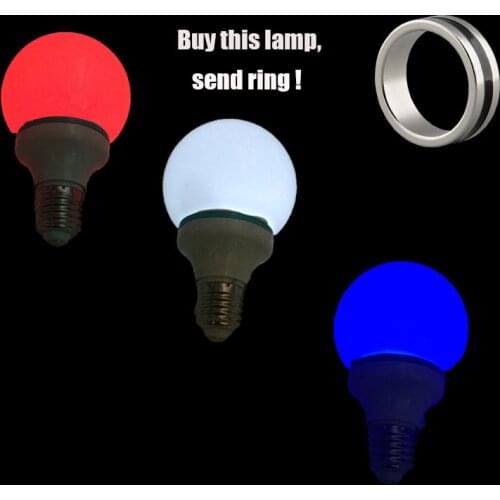 Multicolor Magnet Control Magie Light magic finger Bulb Lamp Magic trick & Magnet Ring Magic props