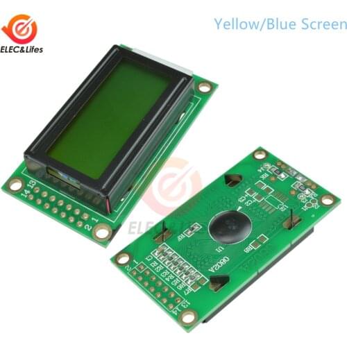0802 LCD Module 8 x 2 Character LCD 0820 Display Screen module LCD0802 SPLC78D controller 3.3V/5V LED LCD Backlight For Arduino
