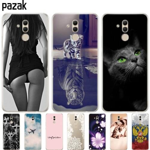 Soft silicone case For Huawei Mate 20 Lite Cases 6.3 inch Transparent Silicon Phone shell For Huawei Mate 20 Lite Covers