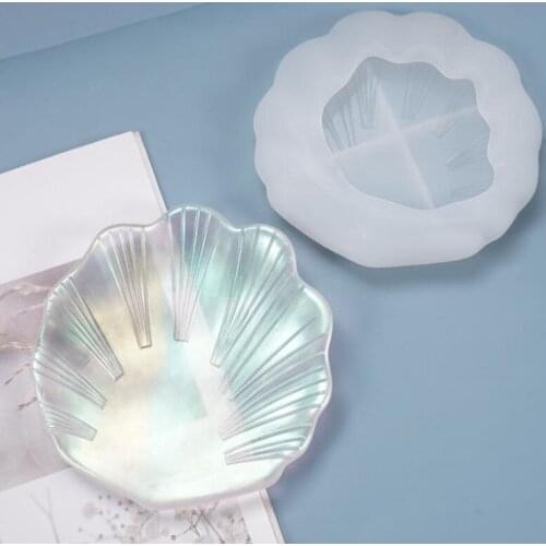 NEW Transparent Silicone Mould Resin Decorative Craft DIY Striped shell shape Type epoxy resin molds for jewelry making tools