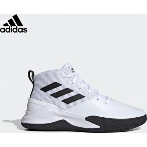 Original Adidas Own the game Men 'S White Basketball Shoe EE9631