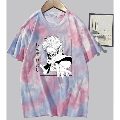 Shinso Hitoshi Print T-Shirts Unisex Loose Tshirt My Hero Academia Tshirt