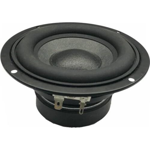 SOTAMIA 1Pc 4.5 Inch Woofer Audio Speaker 4 8 Ohm 30W Rubber Side Subwoofer Loudspeaker DIY Home Theater Sound Speaker Units