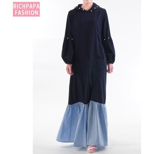 Vestido Abaya Dubai Kaftan Arabic Muslim Hijab Dress Women Robe Arabe Turkish Islamic Clothing Eid Elbise Caftan Ramadan Dresses