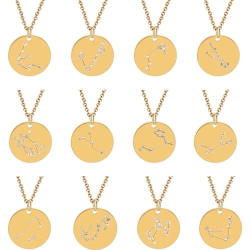 YKGDE Women's Pendants Zodiac Signs