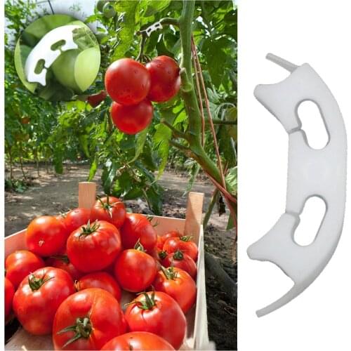 50/100pcs Plastic Plant growth clamp High-quality White Plastic Fixed Growth Clip For Gardening Plant Tomato Vine