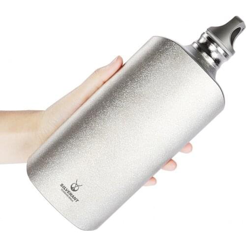 0.8L Pure Titanium Kettle Outdoor Ultralight Portable Wine Bottle Flask Flagon Drinkware Camping Hiking Cycling Water Canteen