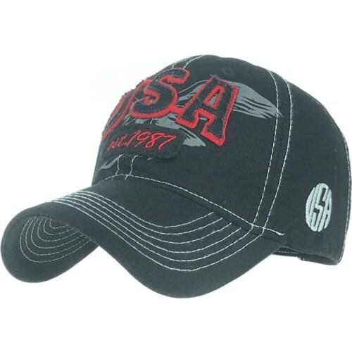 2020 Hot sale American USA letter embroidery cotton baseball cap men and women outdoor sports casual sunshade cap snapback hat