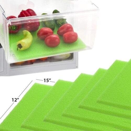 4 Roll/Bag Refrigerator food pad, egg protection pad Refrigerator Mildewproof Sponge Mat Filter Cotton Refrigerator Mat