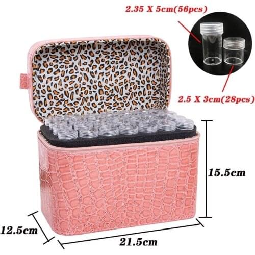 5D diamond painting accessories 84 grid storage box display box diamond embroidery cross stitch resin rhinestone beads container