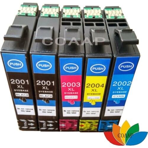 5PK Compatible T200XL Ink cartridges For EPSON XP 200 100 300 400 WorkForce 2510 2520 2530 2540 Inkjet Printer