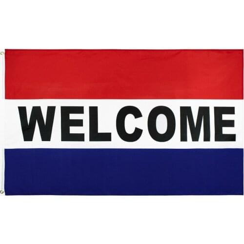 Xiangying 90x150cm welcome business flag