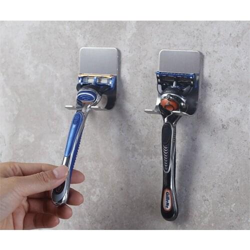 Stainless steel razor, toothbrush holder, punch-free wall hanging, strong adhesive hook tooth brush holder bathroom accessories