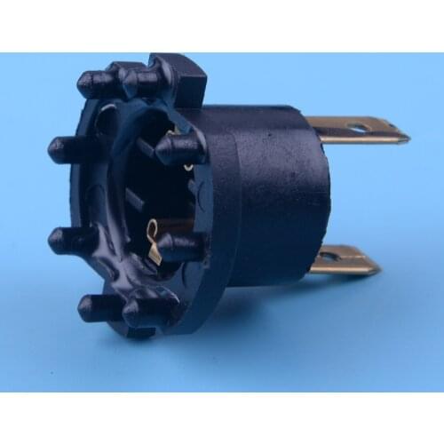 DWCX Black Headlight Socket Bulbs Holder Adapters Connector Accessories Fit for Mazda 3 5 Protege Kawasaki Aprilia B28V510A3
