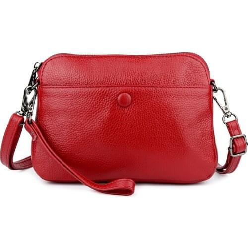 Guaranteed Genuine Leather Cross-body Bags Multi-function Messenger Bag Womens Leather Bag 2019 New Arrivals Women Clutch Bags