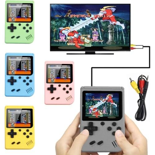 Video Game Consoles Built in 500 Retro Games Relax Toy in Leisure Time Support Two Roles Meanwhile and AV Out Game Player