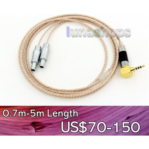 LN006431 Hi-Res Silver Plated Headphone Cable For Sennheiser HD800 HD800s HD820s HD820 Enigma Acoustics Dharma D1000