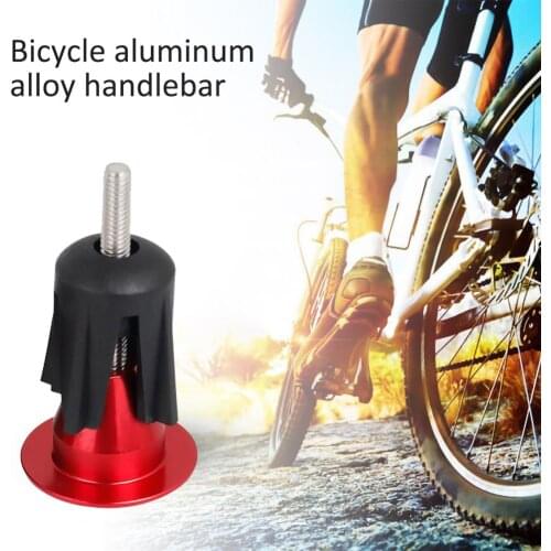 2Pcs Bicycle Bar End Plugs Outdoor Aluminum Mountain Bicycle Cycling Handlebar 17-22mm End Stopper Plugs Caps Bicycle Parts