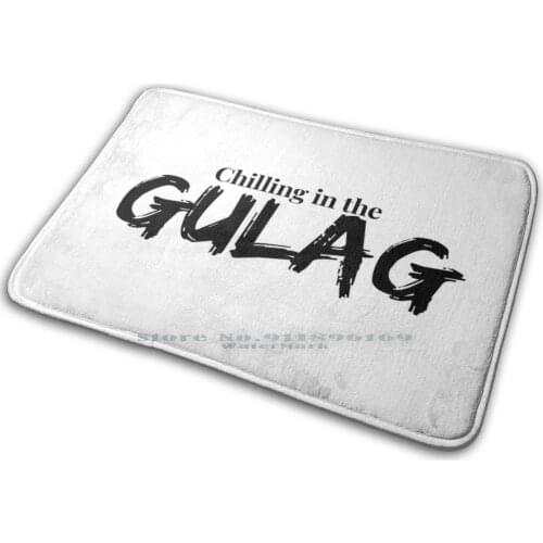 Chilling In The Gulag Mat Rug Carpet Anti-Slip Bedroom Entrance Door Mat Warzone Gaming Gamer Streamer Gulag Modern Warfare