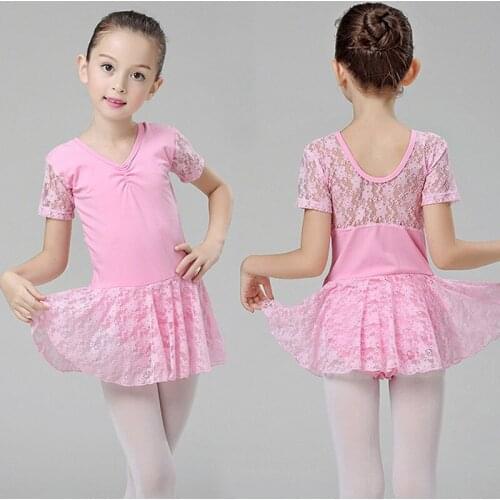 Lace Girl Ballet Dance Dress for Kids Leotard Tutu Dance Wear Costumes Ballet Leotards for Girl Ballerina