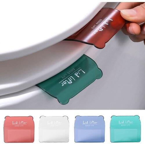 Toilet Seat Cover Toilet Seat Raise Lifters Avoid Touching Sanitary Closestool Cover Lift Handle For Travel Home Bathroom Toilet