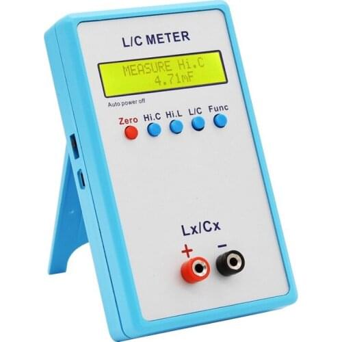LC-200A Digital LCD Capacitance Inductance Meter LC Meter 1pF-100mF 1uH-100H