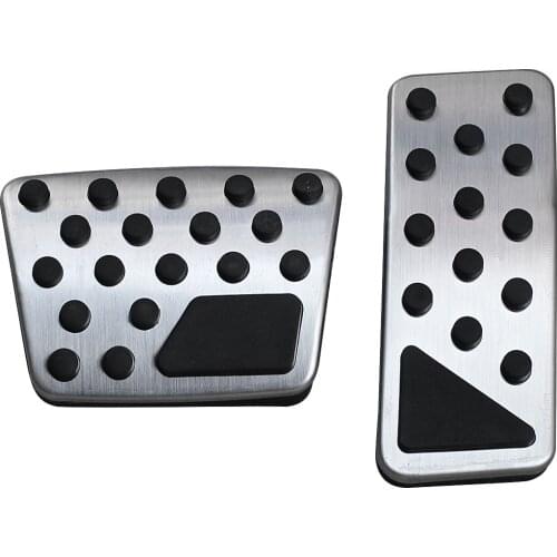 Steel Brake Gas Pedal Cover Set Accessories For Jeep Cherokee KL 2014-2019