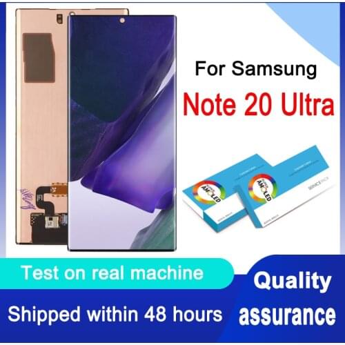Original AMOLED Note 20 Ultra LCD For Samsung Galaxy Note20 Ultra display SM-N985F N985F/DS N986B 5G Touch Screen Digitizer